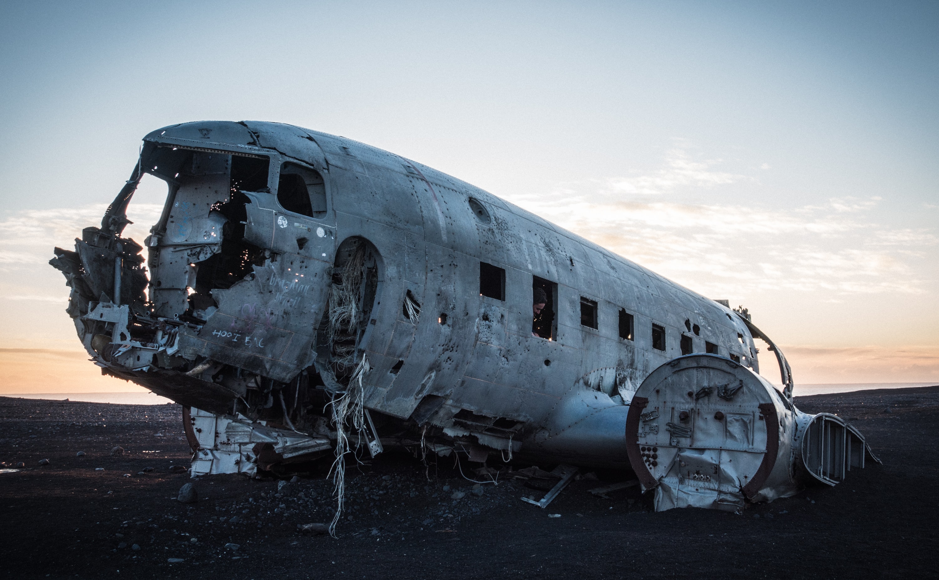 Solheimasandur plane wreck, Iceland.