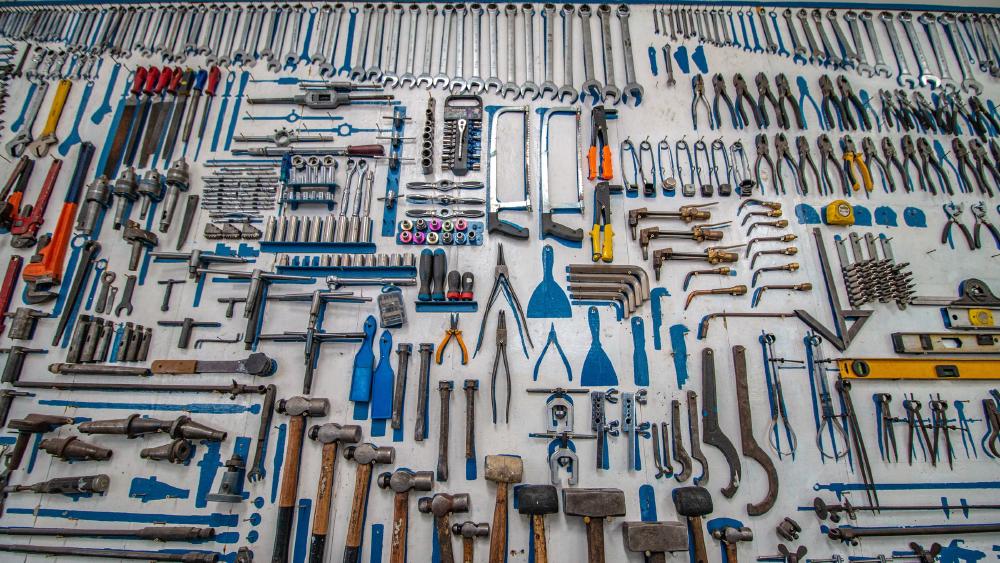 Nice layout of tools